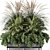 Concreted Box Set with Outdoor Plants 3D model small image 4