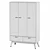 Nordik 3 Wardrobe, Sleek Design 3D model small image 2