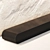 Sleek Stone Surface TV Wall 3D model small image 5