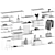 Customizable Floor Standing Shelving System 3D model small image 7