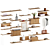 Customizable Floor Standing Shelving System 3D model small image 8