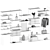 Customizable Floor Standing Shelving System 3D model small image 9