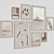 Wall Art Set with Versatile Frames 3D model small image 3