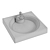 Azario CS00078504 Wall-Mounted Laundry Sink 3D model small image 4