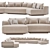 Modular Boyd Sofa Set 3D model small image 3