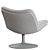 Modern Swivel Armchair Set Artifort 3D model small image 7