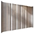 Modern Wood Fabric Wall Panels 3D model small image 2