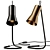 Modern Aluminum Silhouette LED Desk Lamp 3D model small image 1