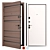 Harmonia Metal Door Set 3D model small image 1