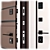 Harmonia Metal Door Set 3D model small image 4