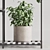 Modern Indoor Plant Stand 150 3D model small image 6