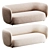 Modern Elegance: Novamobili BLOSSOM Sofa 3D model small image 1