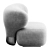 Modern Armchair Seating Beauty 3D model small image 2