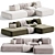 Elegant Aima Sofa Beds Concept 3D model small image 5