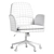 Modern Swivel Office Chair 3D model small image 4