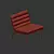 Elegant Sabaitalia Pan Flute Armchair 3D model small image 10