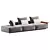 Poliform WESTSIDE SOFT Sofa 3D model small image 2