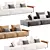 Poliform WESTSIDE SOFT Sofa 3D model small image 5