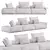 Poliform WESTSIDE SOFT Sofa 3D model small image 6