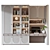 Modern Bookshelf Composition - GHS-2589 3D model small image 1