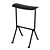 Artisan Wrought Iron Stool 3D model small image 1