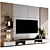 Modern TV Wall Mount Stand 3D model small image 1