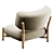 Elegant FO Armchair | Кресло 3D model small image 3