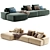 Reni Sleeper Sofa Modern Design 3D model small image 1