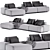 Reni Sleeper Sofa Modern Design 3D model small image 6