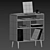 Vinyl Records Rack Display Stand 3D model small image 5