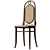 Vintage Thonet Model 17 Royalty 3D model small image 4