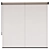 Versatile Roller Blinds Set 10 3D model small image 2