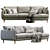 Contemporary Smedstorp Sofa - Versatile Modern Design 3D model small image 3