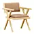 Elegant Desi Wide Armchair Model 3D model small image 3