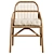 Ikea SALNO Rattan Armchair 3D model small image 4