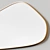 Modern Asymmetrical Wall Mirror 3D model small image 4