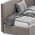 Chic Slipp Bed in Velvet 3D model small image 5