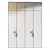 Model 335 Wardrobe: Sleek Design 3D model small image 3