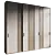 Modern Model Wardrobe 336 Display 3D model small image 2