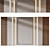 Wood Gypsum Wall Panel Set 3D model small image 2
