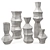 Rustic Crumpled Vases Collection 3D model small image 2