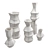 Rustic Crumpled Vases Collection 3D model small image 4