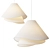 Sleek Bea Suspension Pendant 3D model small image 1