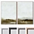 Modern Wall Paintings Set Material 3D model small image 1