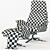 Modern Rei Armchair with Pouf 3D model small image 6