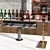 Cafe Bar Essentials Collection 3D model small image 6