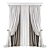  Modern Blackout Curtains Design 3D model small image 1