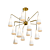 Elegant 18-Light Mika Chandelier 3D model small image 2