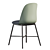 Elegant Shell Chair Design 3D model small image 5