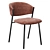 Rupert Chair in Customizable Colors 3D model small image 2